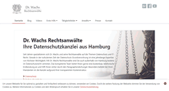 Desktop Screenshot of dr-wachs.de
