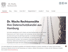 Tablet Screenshot of dr-wachs.de